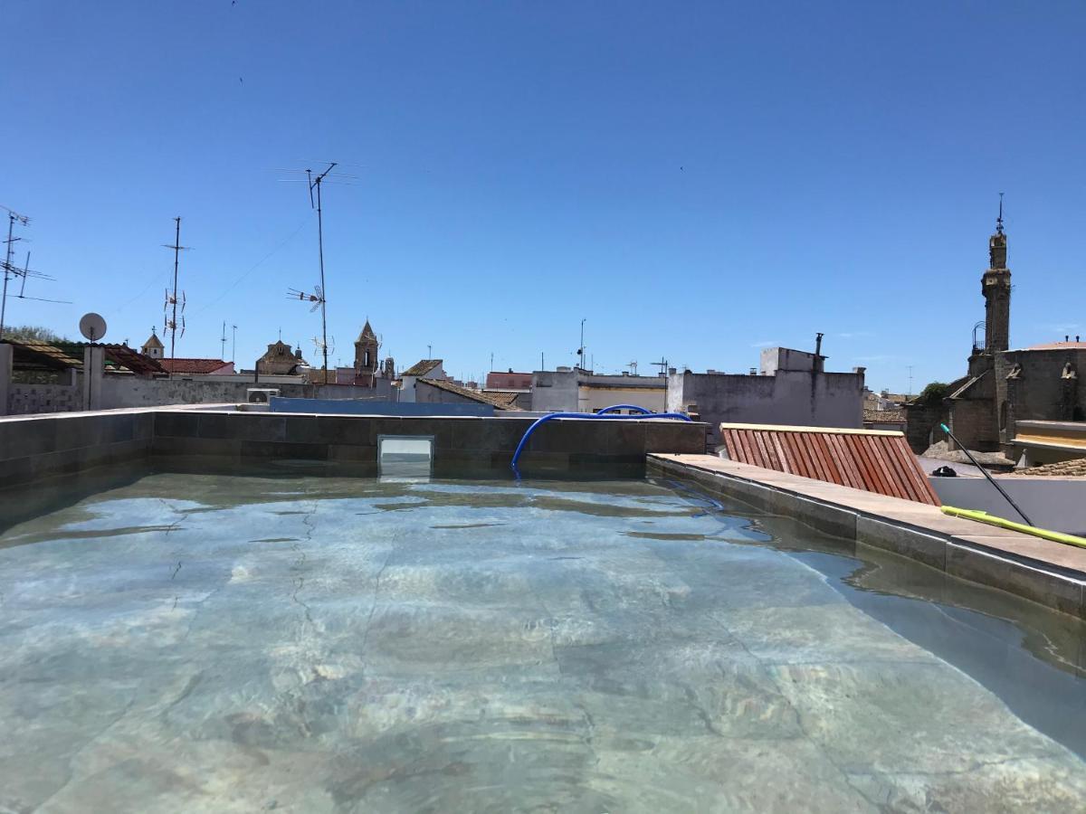 Casa Palacio En Jerez De La Frontera Con Piscina Privada Buitenkant foto